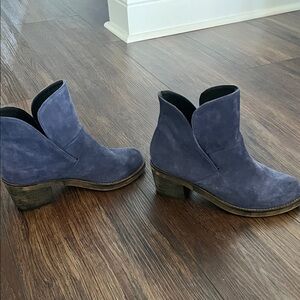 Stylish Blue Ankle Boots